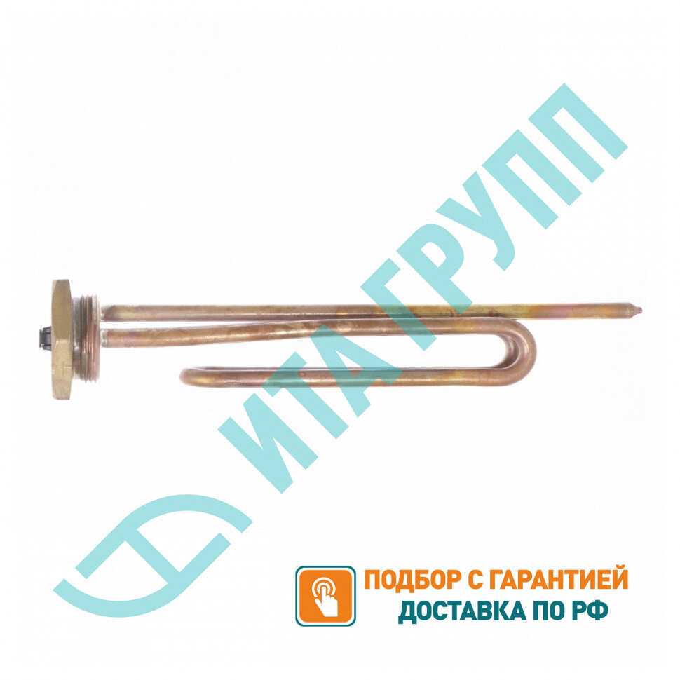 ТЭН 2,5кВт (2500Вт) RCT, резьбовой 42 мм для Ariston, De Luxe, Real, Thermex, 182248i