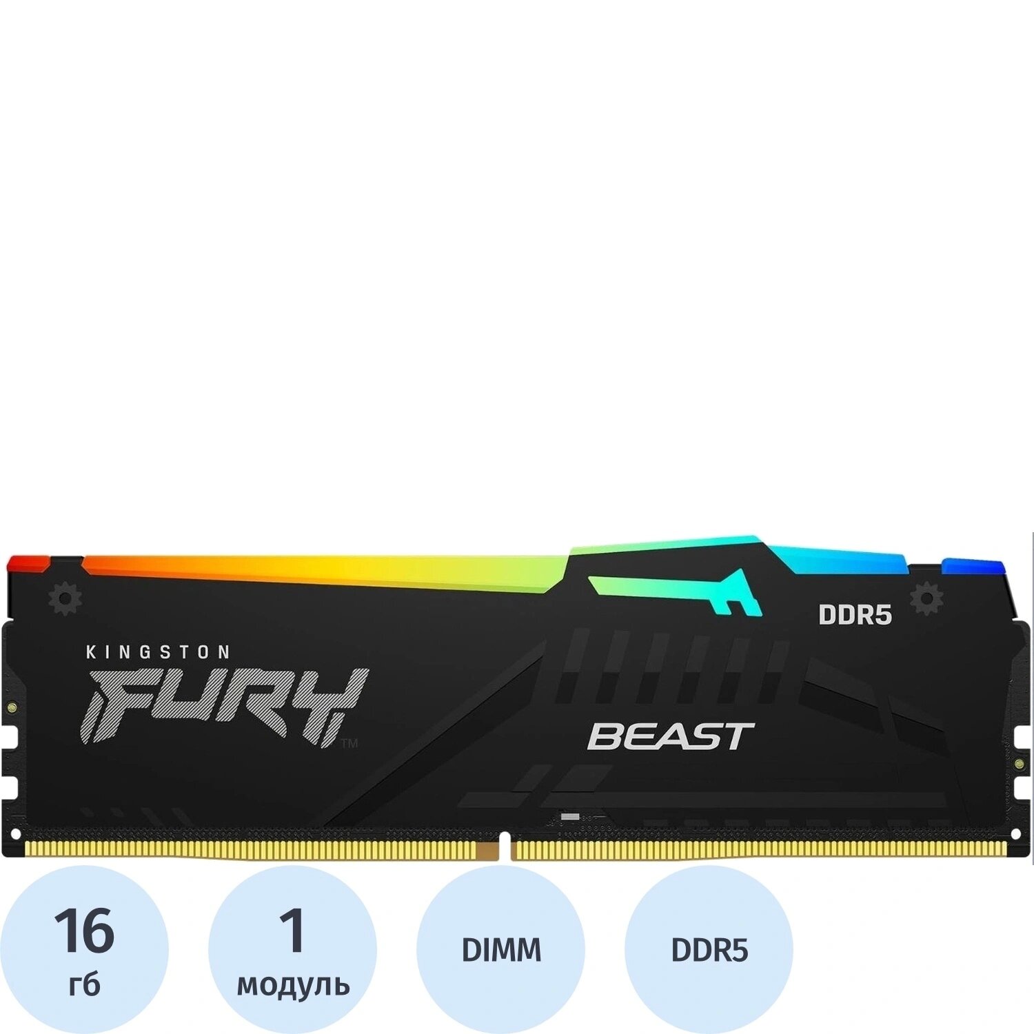 Kingston Модуль памяти Kingston KF560C36BBE2A-16 DDR5 16 ГБ