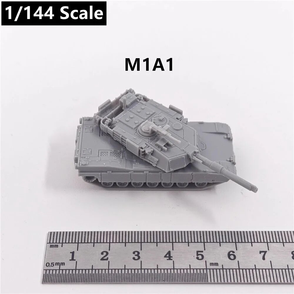 Миниатюрная модель танка в масштабе 1:144, напечатанная на 3D-принтере, из смолы, основные боевые танки армии США Второй мировой войны M4A1/M3/M26/M4A3/M1128