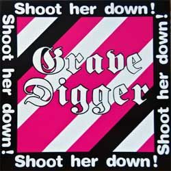 Музыкальный диск GRAVE DIGGER 'Shoot Her Down' (1984 RI 2012 Russian RARE press, 7 bonustracks, N 0016-2, mint/mint) (CD) (ORD)