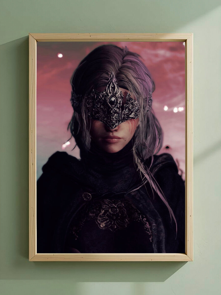 Постер, плакат на стену "Хранительница Огня - Dark Souls 3" 42 см х 29,7 см (А3), Без Рамы