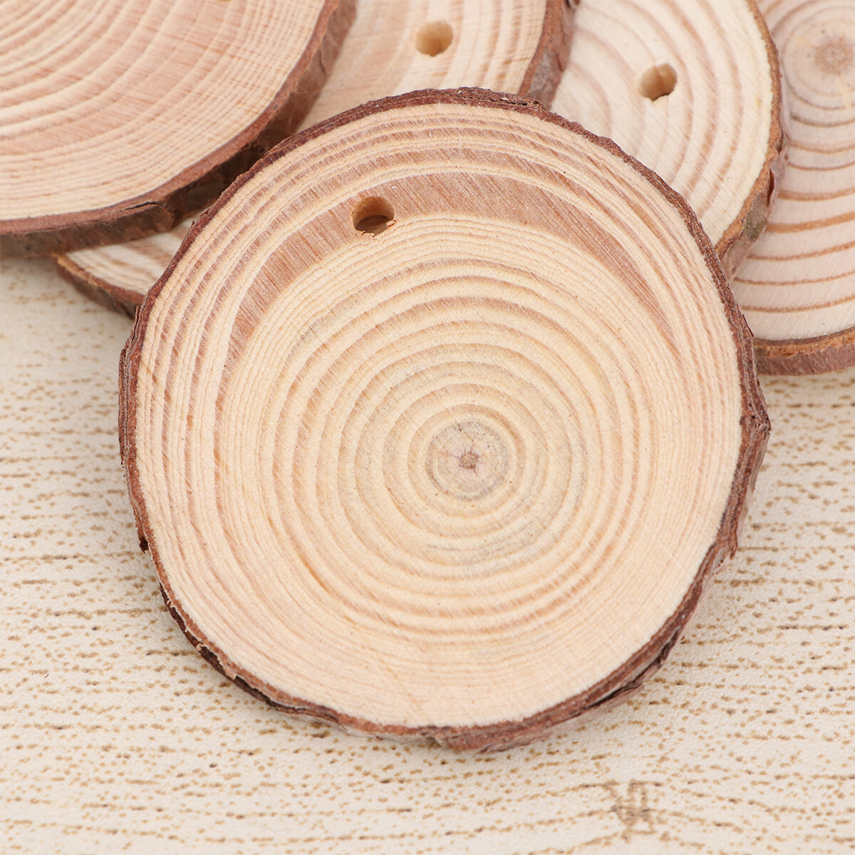 20 Штук Деревянных Украшений, Экологически Чистый Материал, Для Праздничного Декора Дома