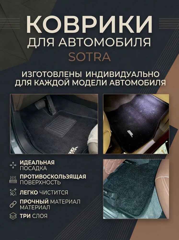 Коврики Mini Cooper Works 2013-2024 3двери коврики в салон 3D мини клабмен