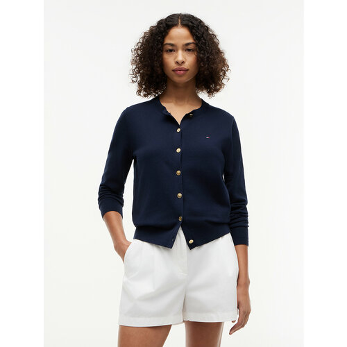 фото Кардиган tommy hilfiger, 1 шт., размер xs, синий