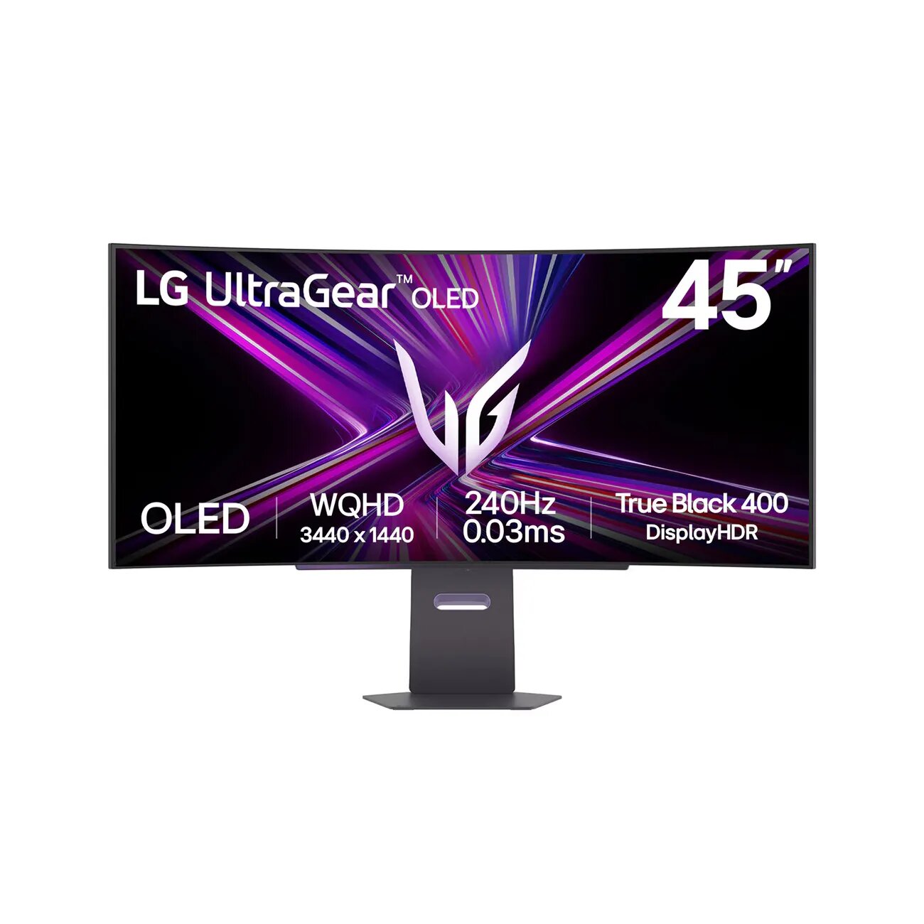 Монитор LG UltraGear 45GX900A-B, OLED, 240 Гц, 3440×1440, изогнутый