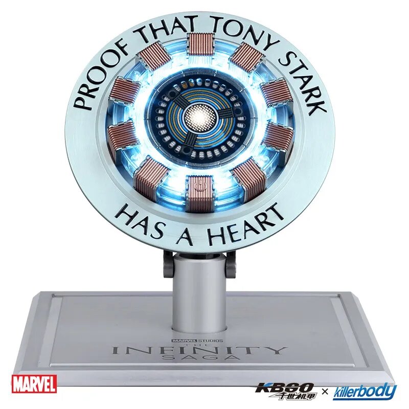 Беспроводная Магнитная Зарядная Станция Killerbody Marvel Iron Man Chest Arc Reactor С Автоматическим Индукционным Подъемом И.