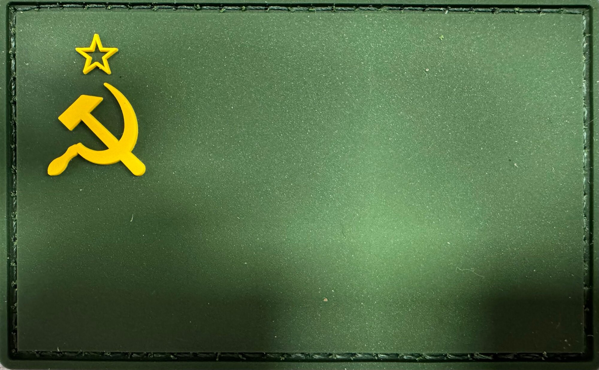 Шеврон тактический RusForce Флаг СССР 8*5 см зеленый