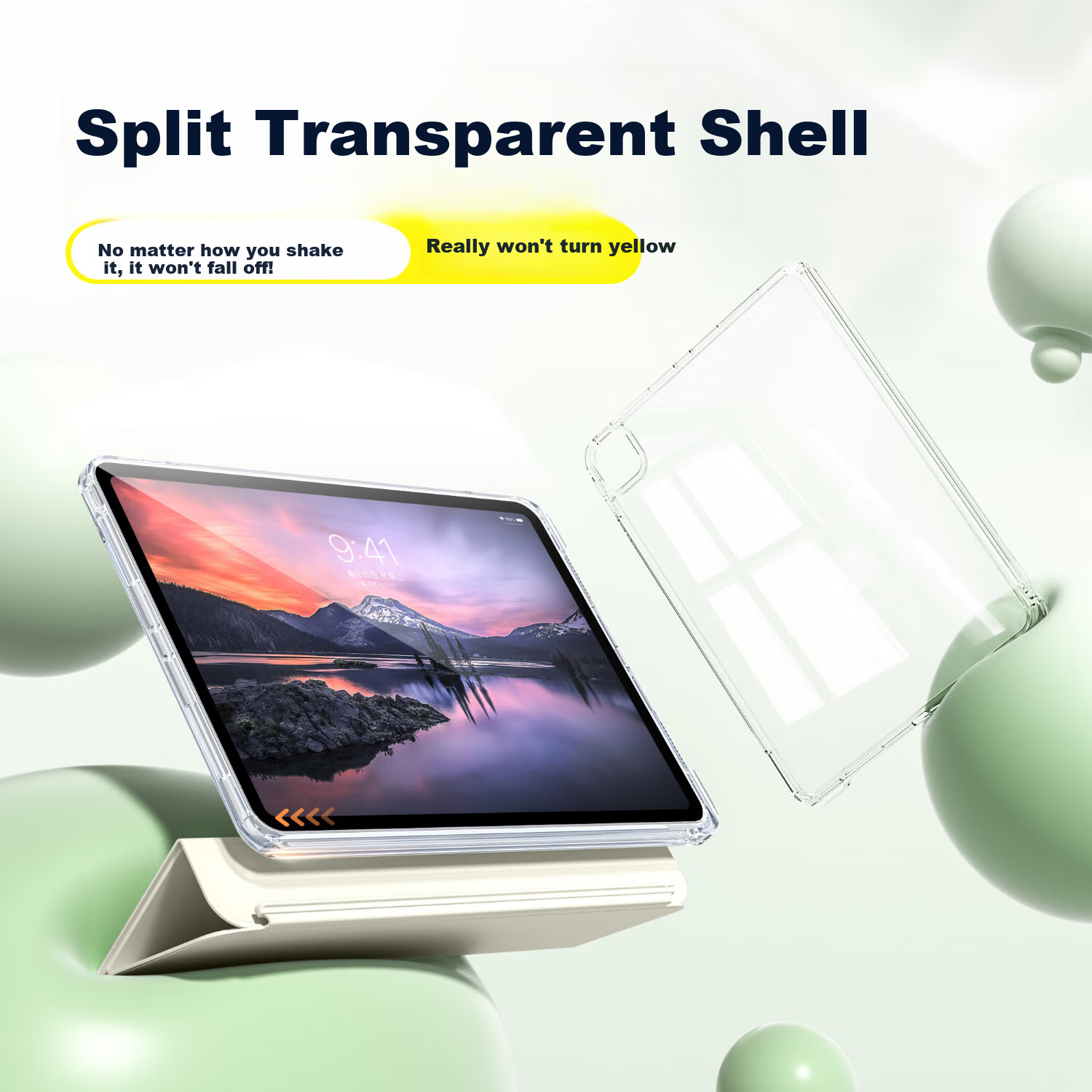 Чехол RBP для iPad 11 10-го поколения с подвижной полосой съемным воздушным подушкой противоударный антигнуть жесткий