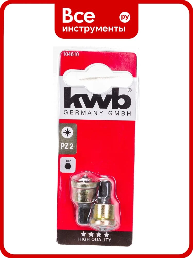 Бита с ограничителем (PZ2; 25 мм; 2 шт.) KWB 104610