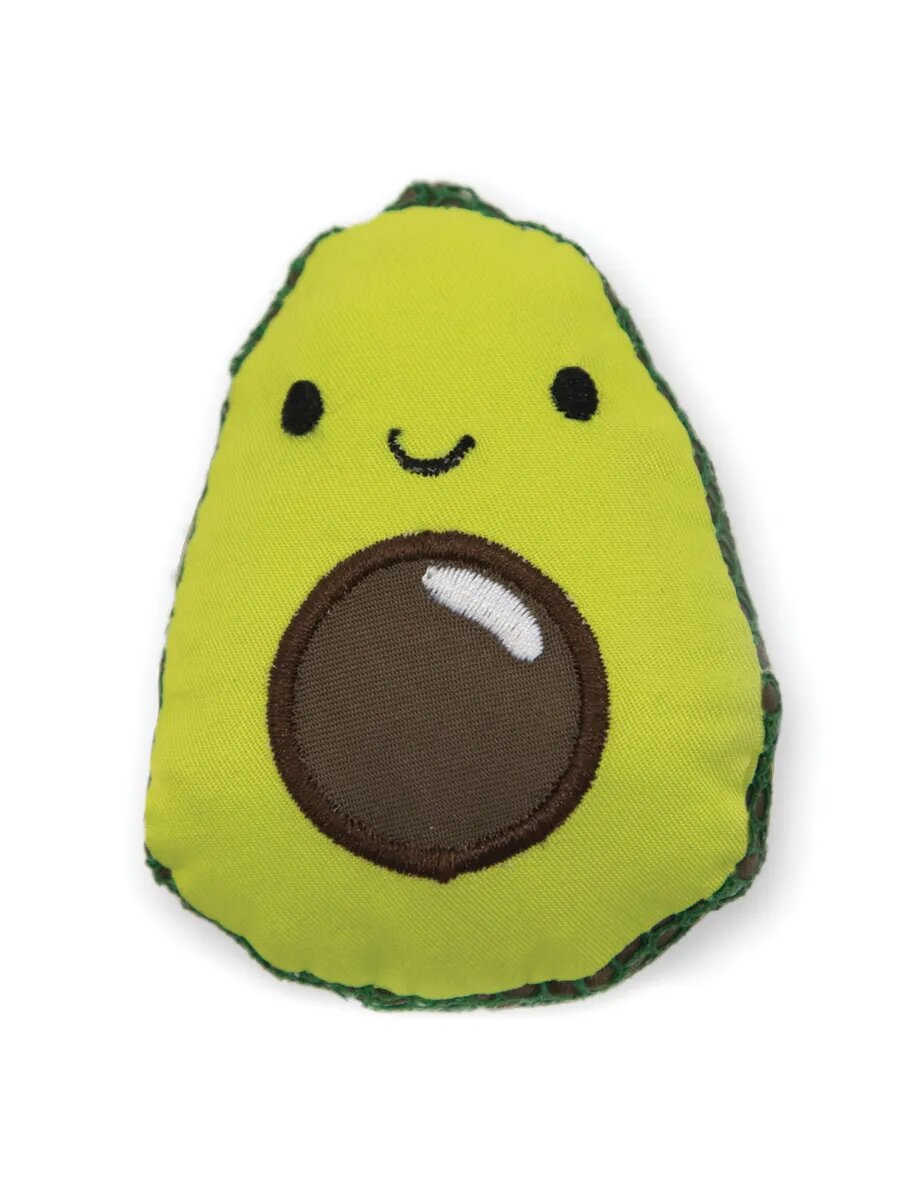 Petstages игрушка для кошек Dental "Авокадо" с кошачьей мятой, 8 см
