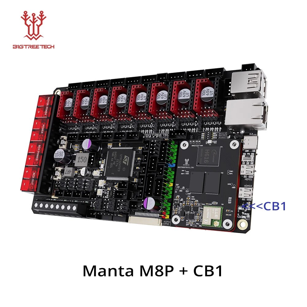 Материнская плата BIGTREETECH Manta M4P/M5P/M8P 32 бита M8P CB1