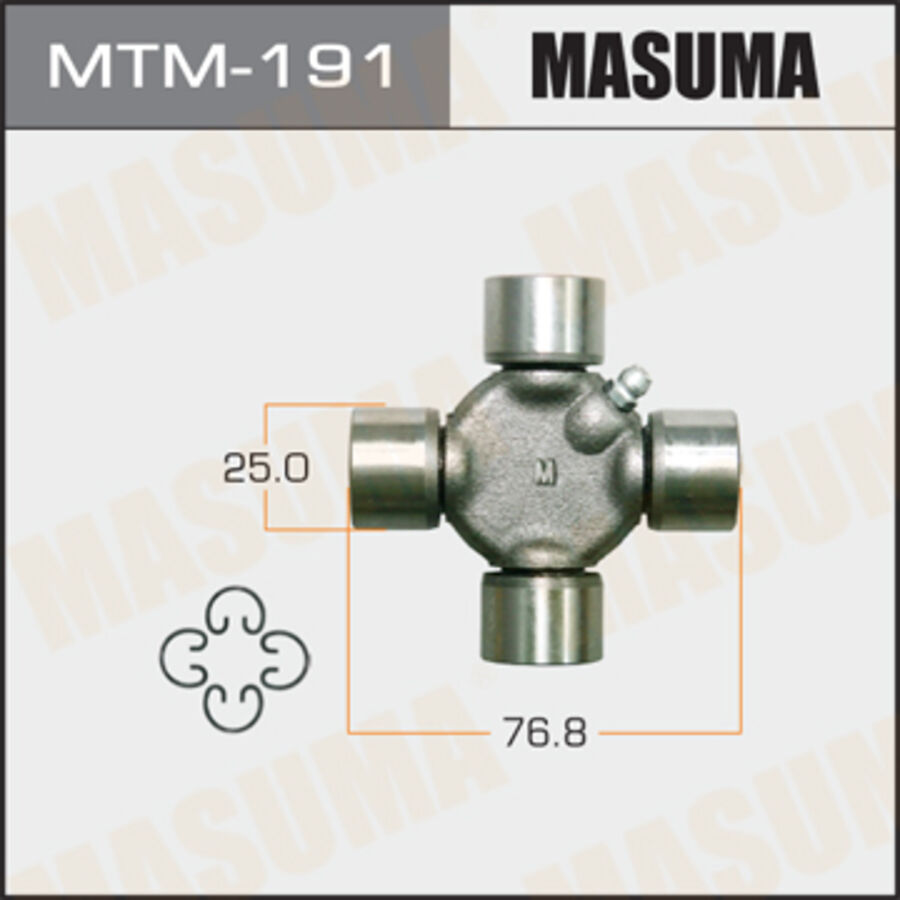 Крестовина Карданного Вала Mitsubishi Pajero Iv, Montero V87W, V97W 2006- (Masuma MTM-191)