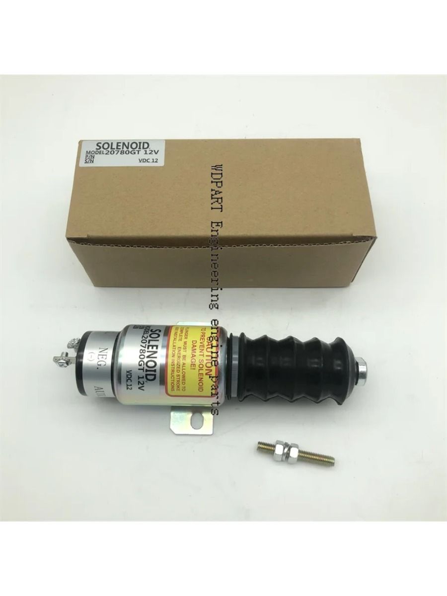 Кубота 20780 20780GT 7750000085 Соленоид дроссельной заслонки, совместим с Genie Z34 Z45 Kubota DF750 752 972 Погрузчик