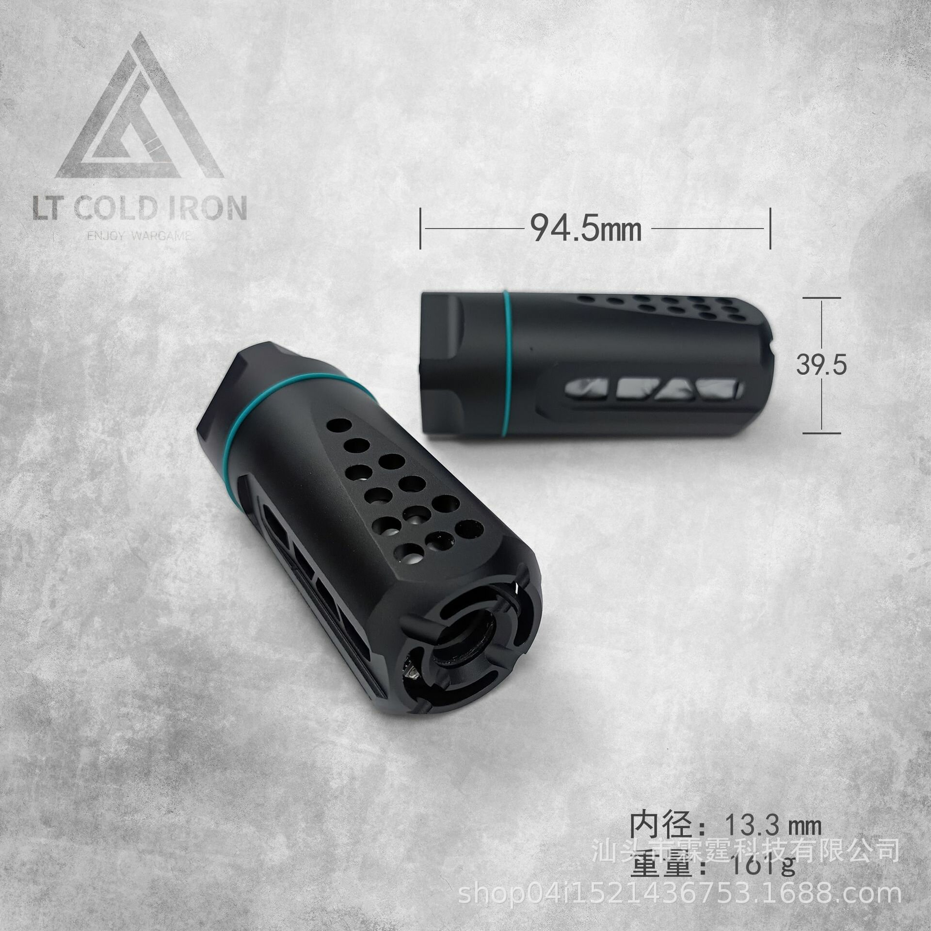 HOX Радужный suppressor Ночное Свечение RGB Игровой Аксессуар Модель Оружия Черный