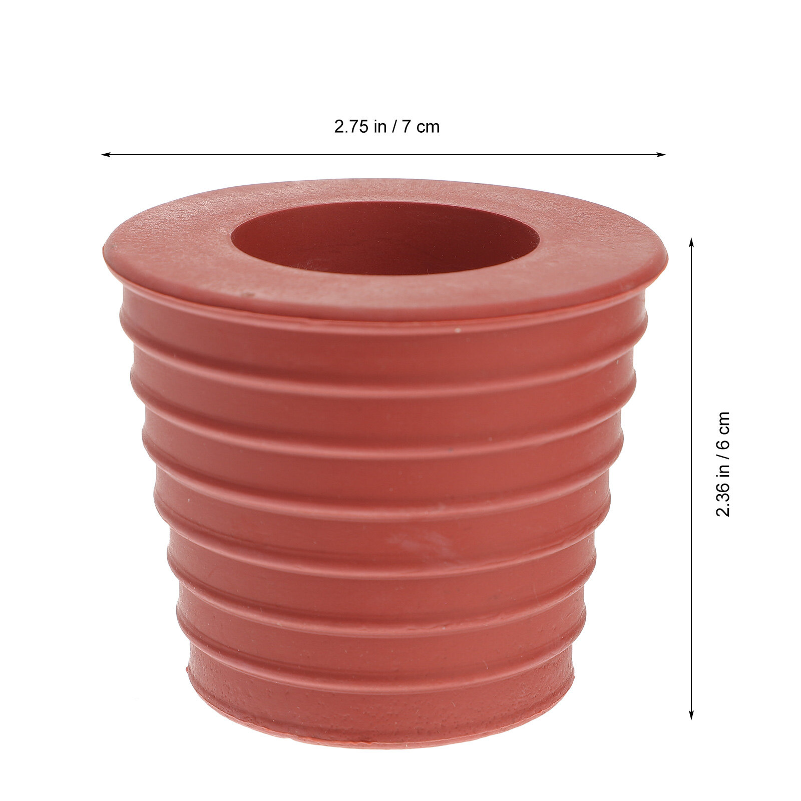 Конус Для Туники Из Резины Коричневый Размер 7.00X7.00X6.00CM