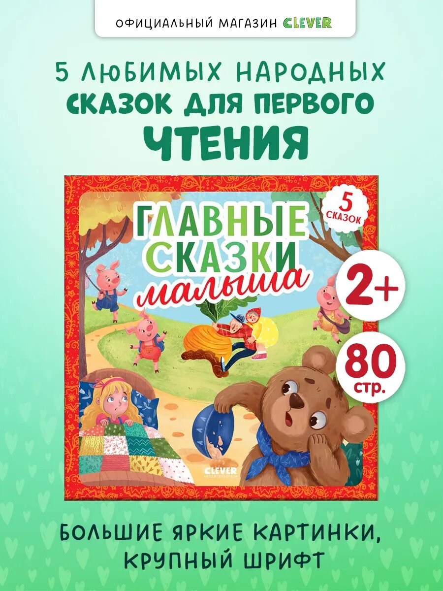 Любимые сказки. Главные сказки малыша. Книги для детей