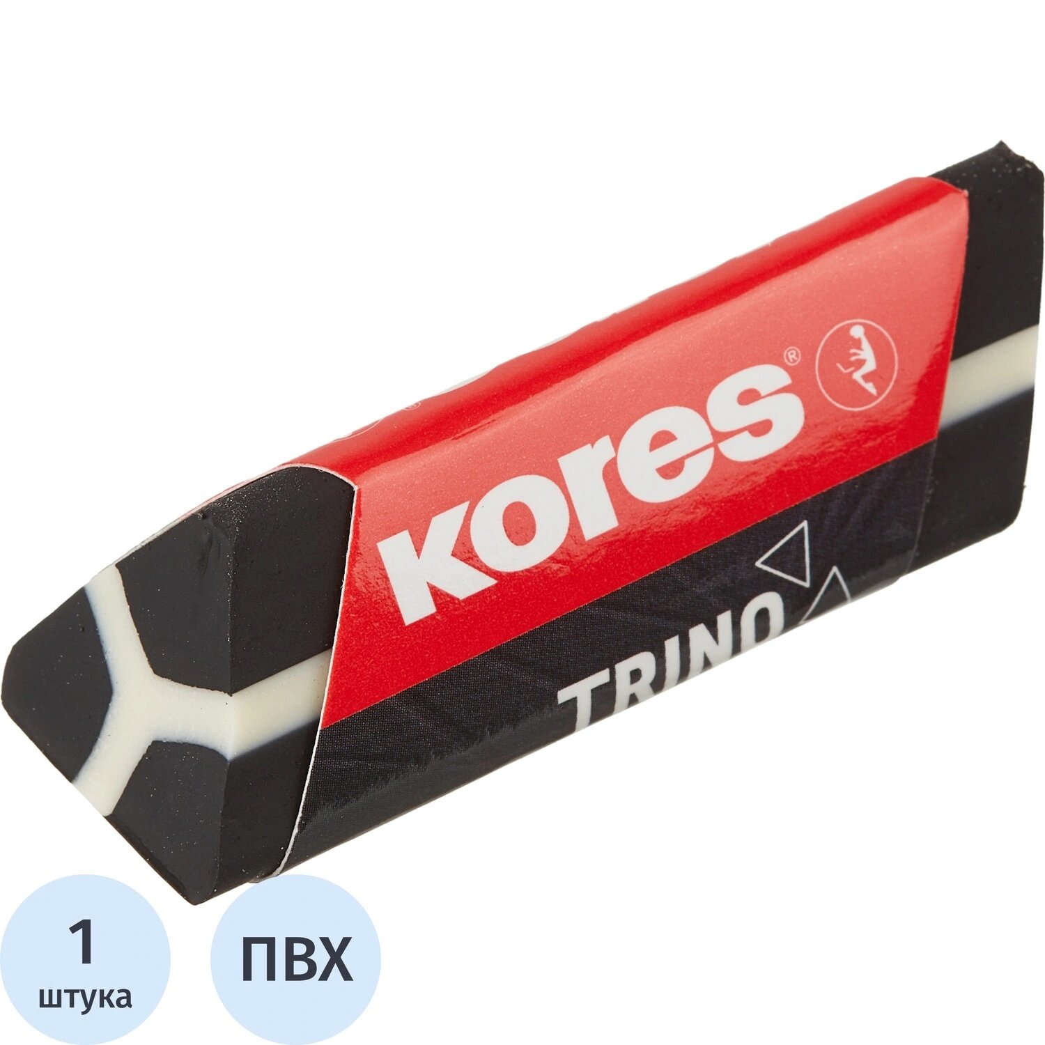 Kores Ластик Kores Trino ПВХ треугольный 64x20x16 мм