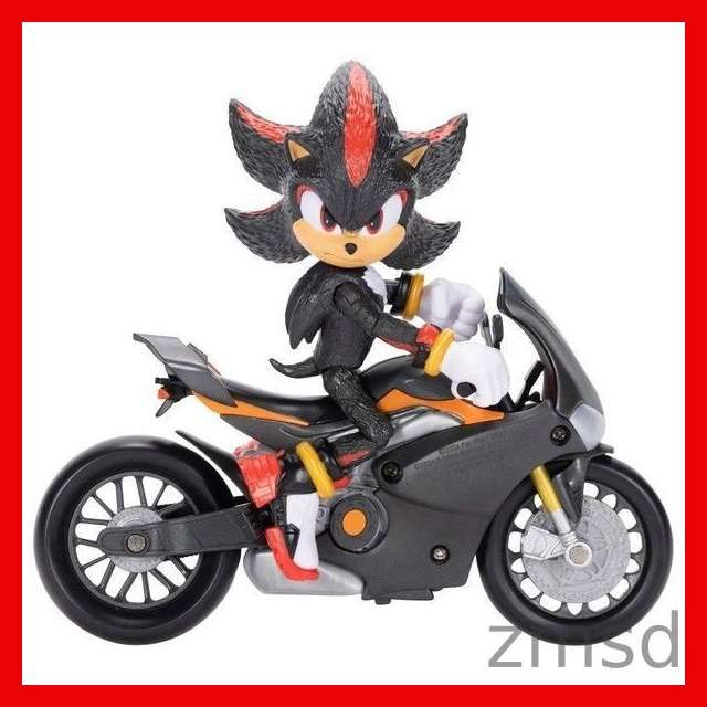 Коллекционный набор фигурка Шэдоу на мотобайке Соник в кино 3 Sonic