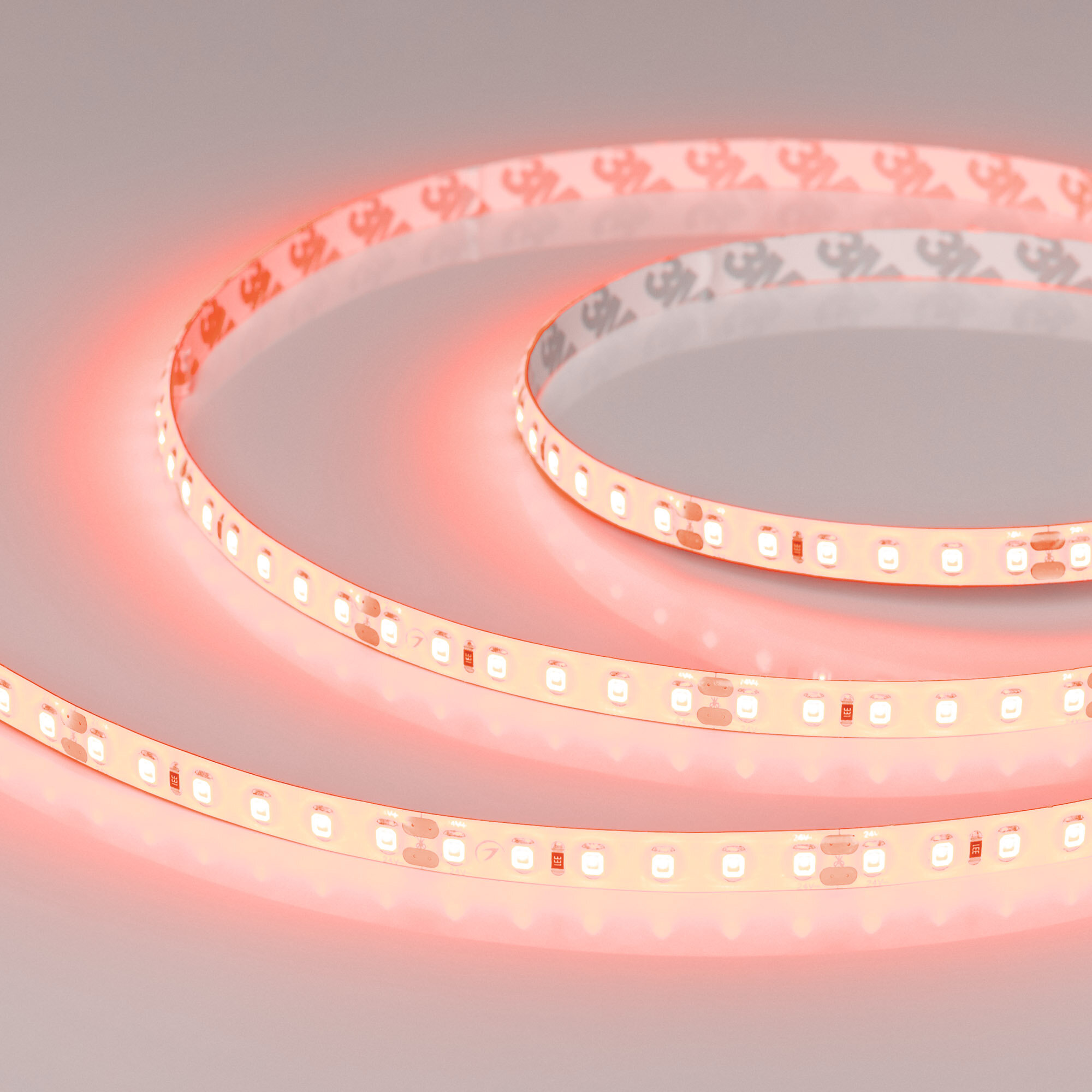 Светодиодная Лента герметичная RTW-SE-A120-8mm 24V Red (9.6 W/m, IP65, 2835, 5m) (Arlight, -) 015067(2)
