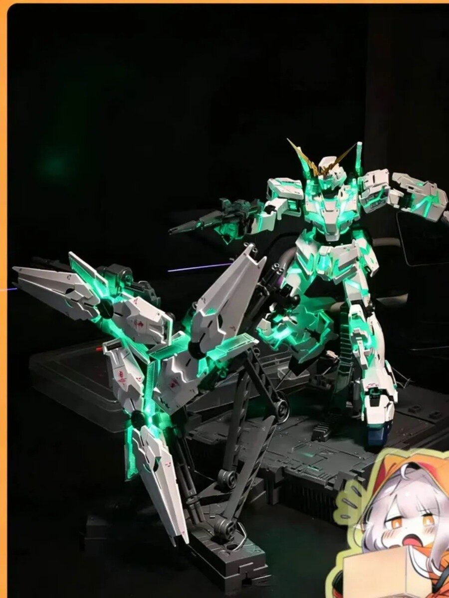 С комплектом светильников с Bluetooth-пультом MGEX RX-0 Unicorn Gundam Ver.Ka 1/100