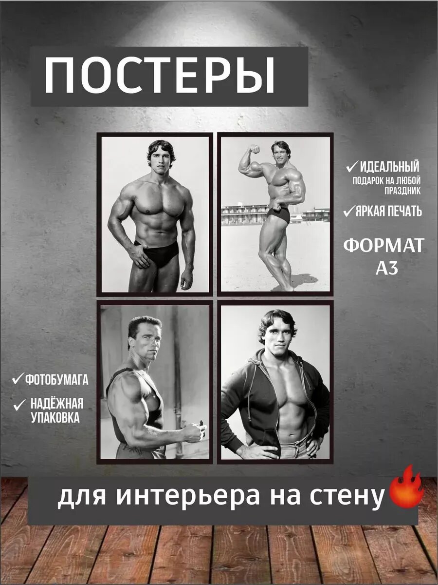 Арнольд Шварценеггер постеры Arnold Schwarzenegger А3