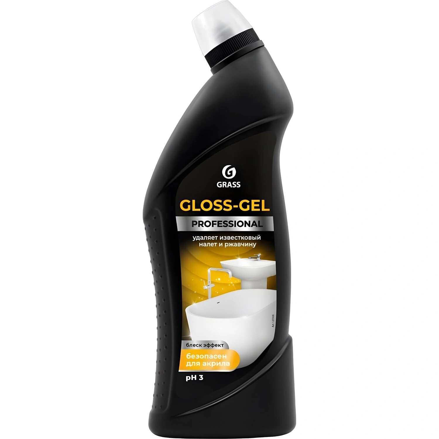 Grass Средство для сантехники чистящее Grass Gloss Gel Professional 0.75 л для акрила