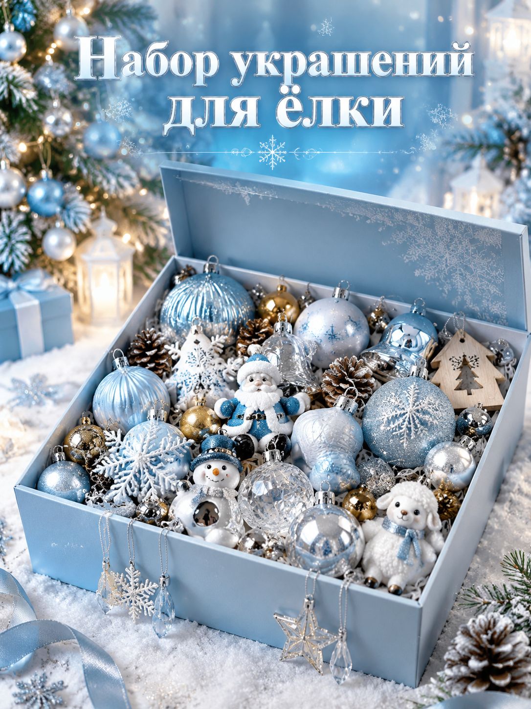 Набор подвесок для Рождественской елки