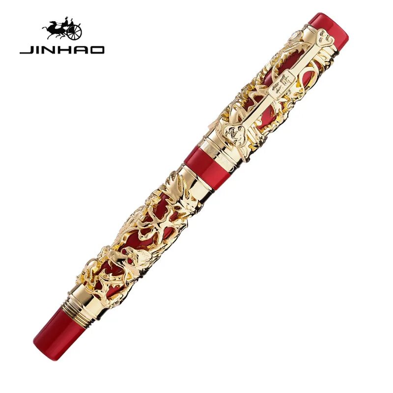 Ручка перьевая Jinhao Monte Mount Дракон и Феникс, ONE PEN