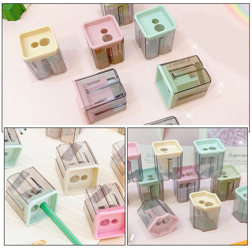 12 Шт Универсальные Ручные Точилки Для Карандашей Порtable 5X4Cm