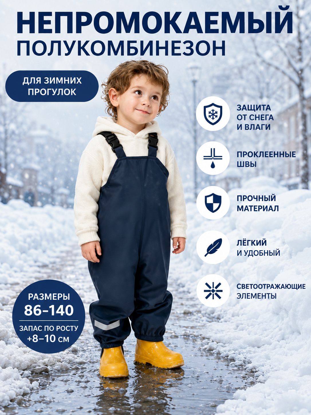 Комбинезон утеплённый