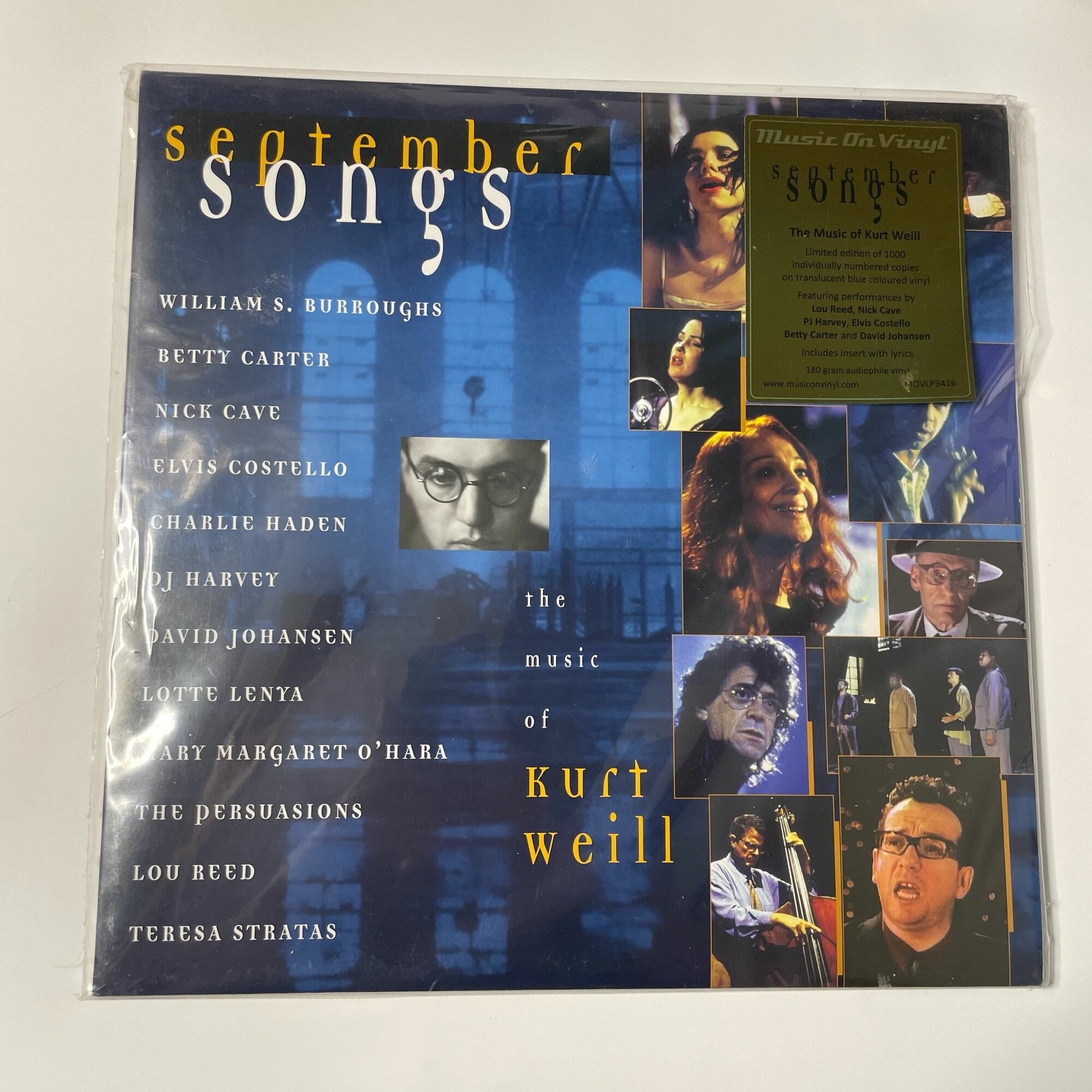 Виниловая пластинка LP Сборник September Songs, The Music Of Kurt Weill (Нидерланды 2023) (Nick Cave, Lou Reed, Elvis Costello и др)