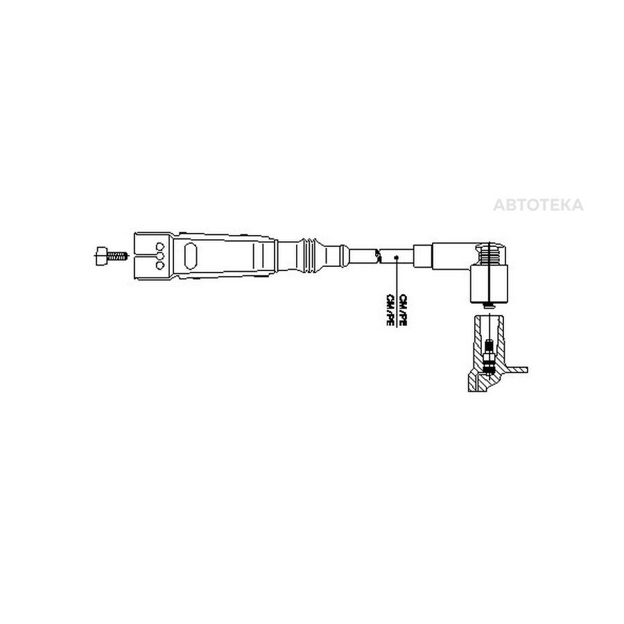 Провод высоковольтный Audi a6 VW T3 -95 BREMI 11175