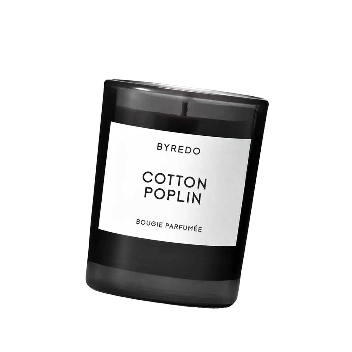 Свеча Cotton Poplin Byredo 240 гр для дома / Коттон Поплин Байредо