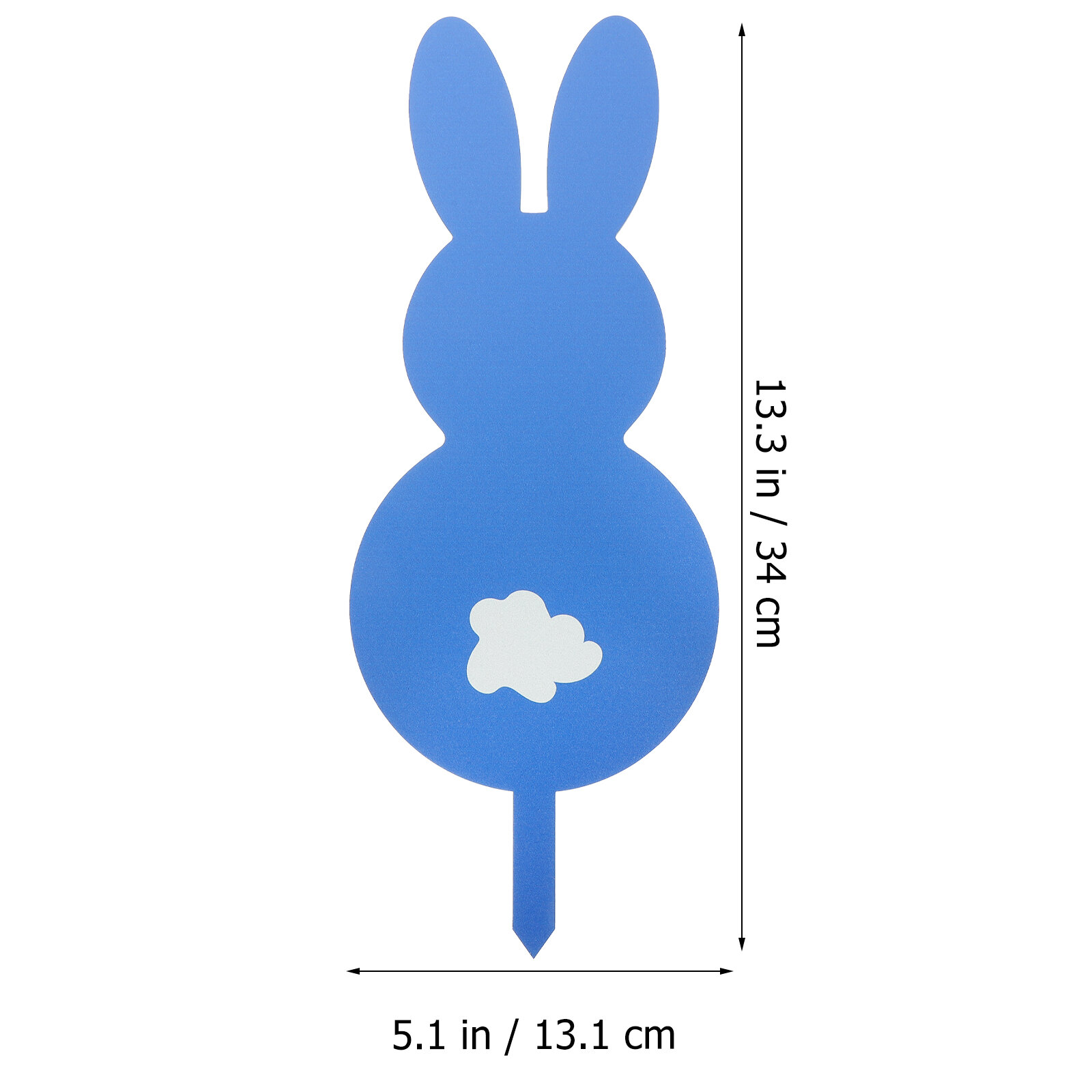 Садовый Знак В Forme Кролика Для Пасхи Украсьте Свой Сад 34X13.1Cm