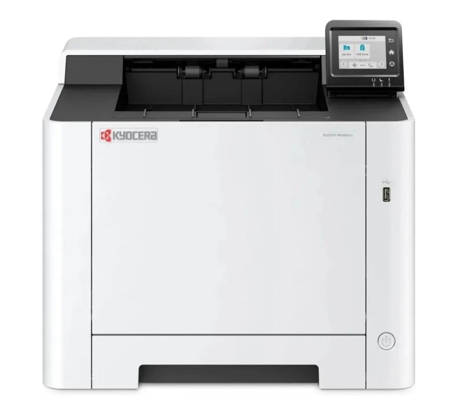 Принтер лазерный Kyocera ECOSYS PA2600cx (цветной, A4, 26ppm, 1200dpi, 1Gb, Duplex, Lan, USB) (110C0H3NL0)
