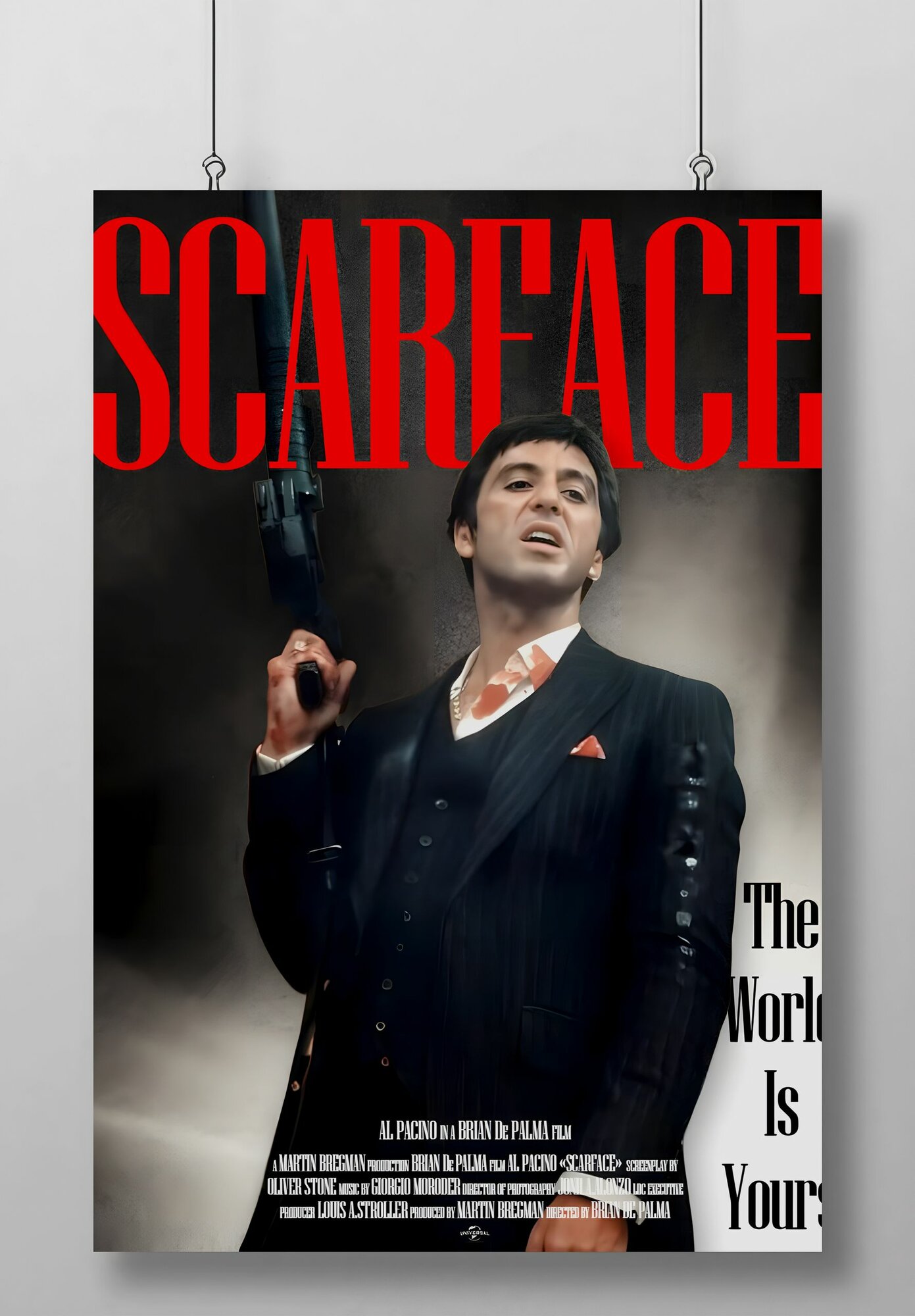 Постер/Плакат Лицо Со Шрамом (Scarface)