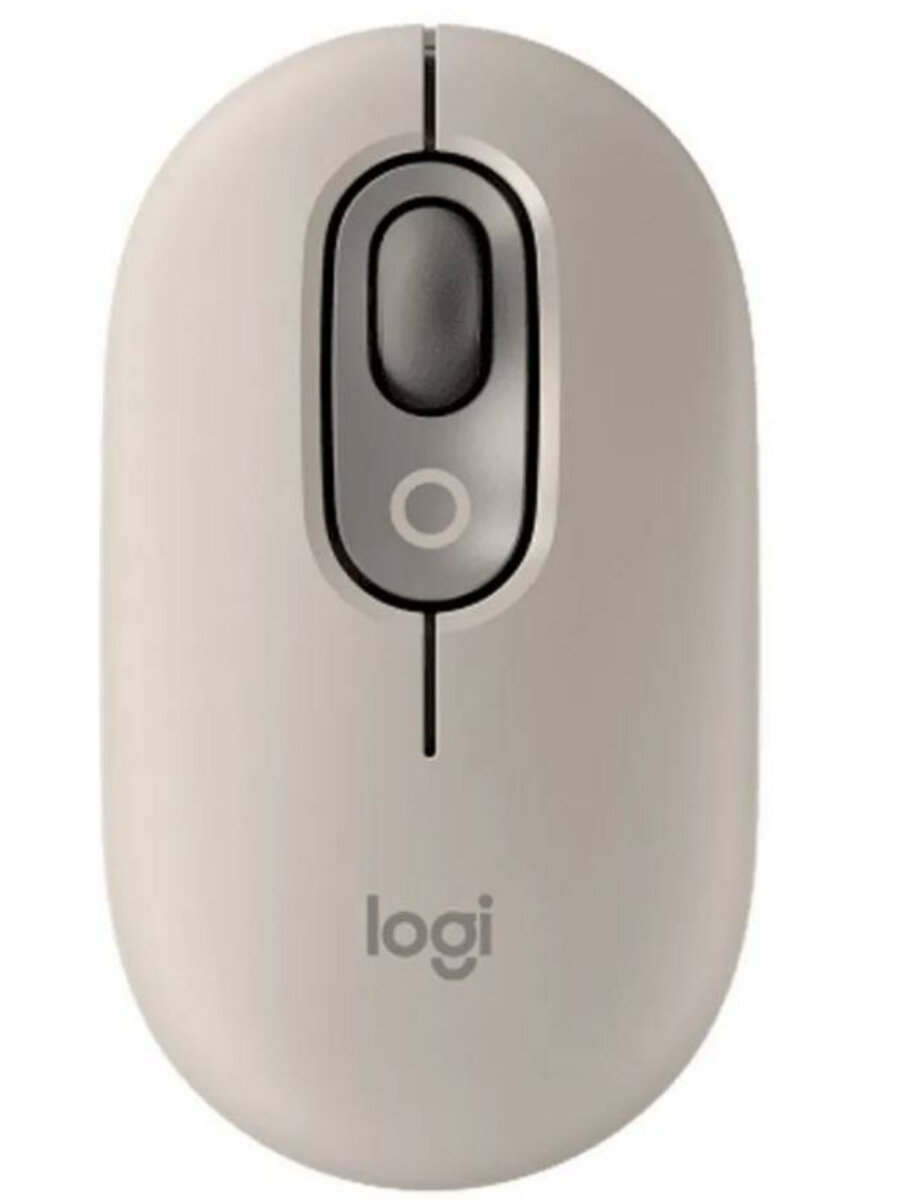 Оптическая светодиодная мышь Logitech POP MOUSE беспроводная 3 кн.