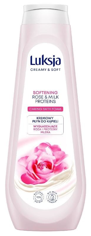 Средство для душа Sarantis Luksja Creamy Soft, роза и протеины молока, 900 мл