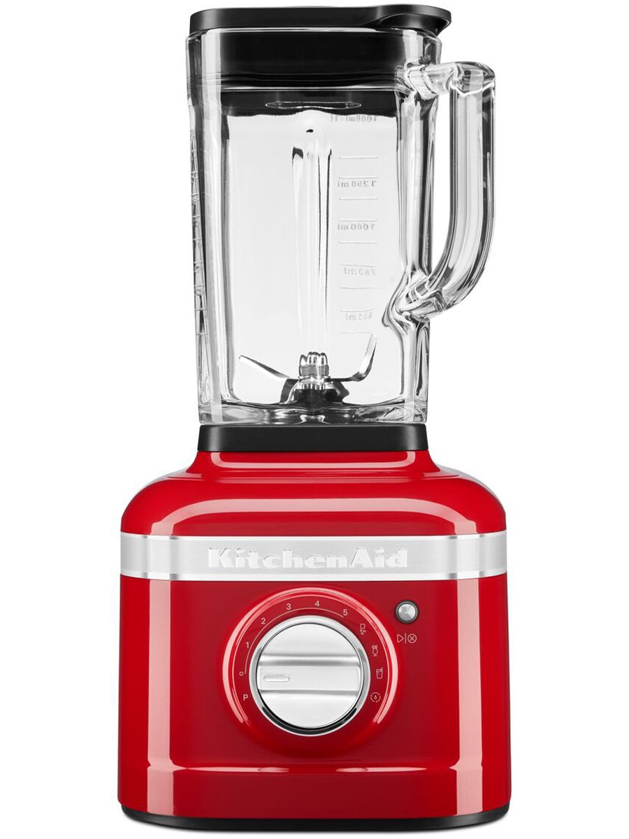 Блендер KitchenAid 5KSB4026ECA, 1200 Вт, стеклянный кувшин 1.4 л, 3 программы, 5 скоростей, функция самоочистки