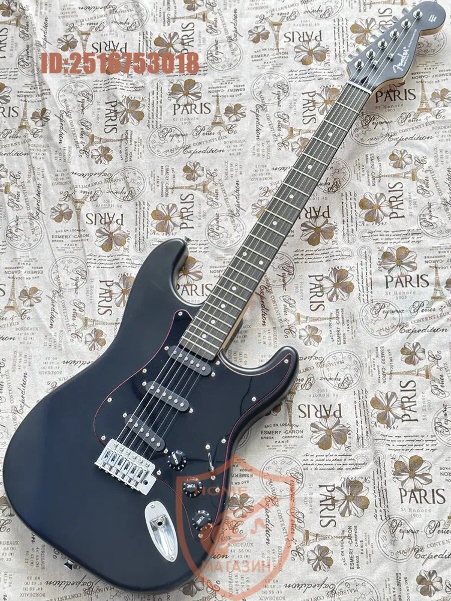 Fender Электрогитара ST, 6-струнная, 39", 3 однокатушечных и 1 двухкатушечный звукосниматель