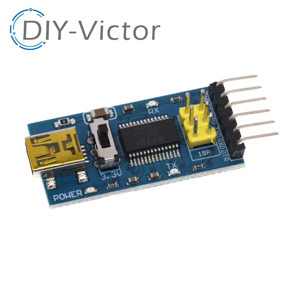 FT232RL USB к TTL Адаптер Модуль для Arduino Blue
