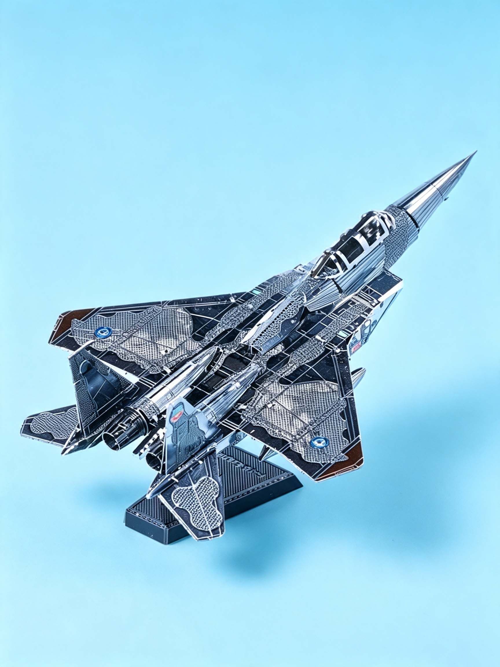 Истребитель F - 15 / подарок мужчине на день рождения 3D металлические головоломки DIY Взрослые игрушки