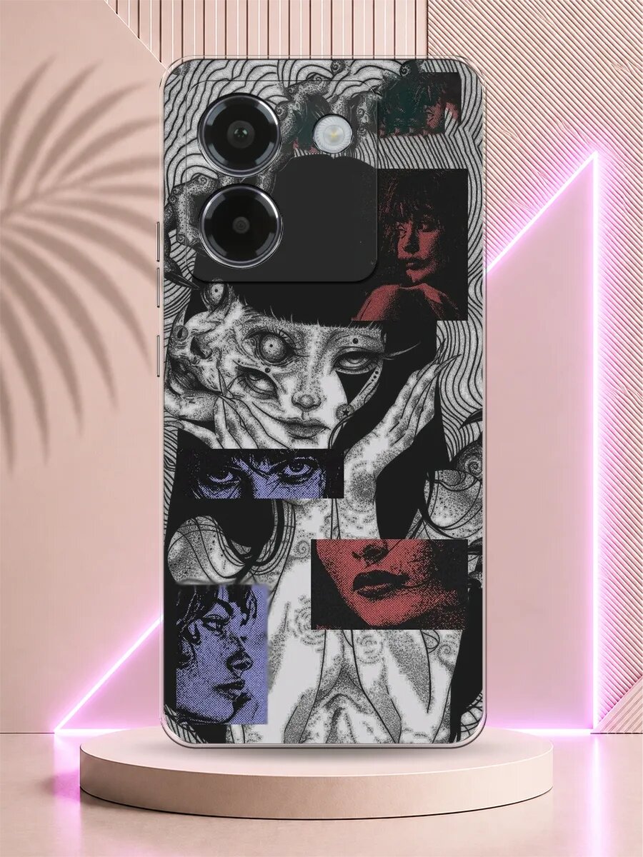 Чехол на Poco M7 Pro Абстракция