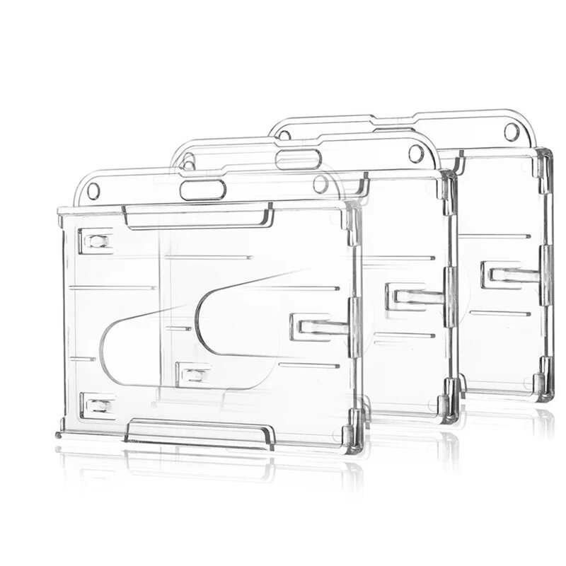 Прозрачный держатель для бейджей 2 шт. 3pcs-horizontal