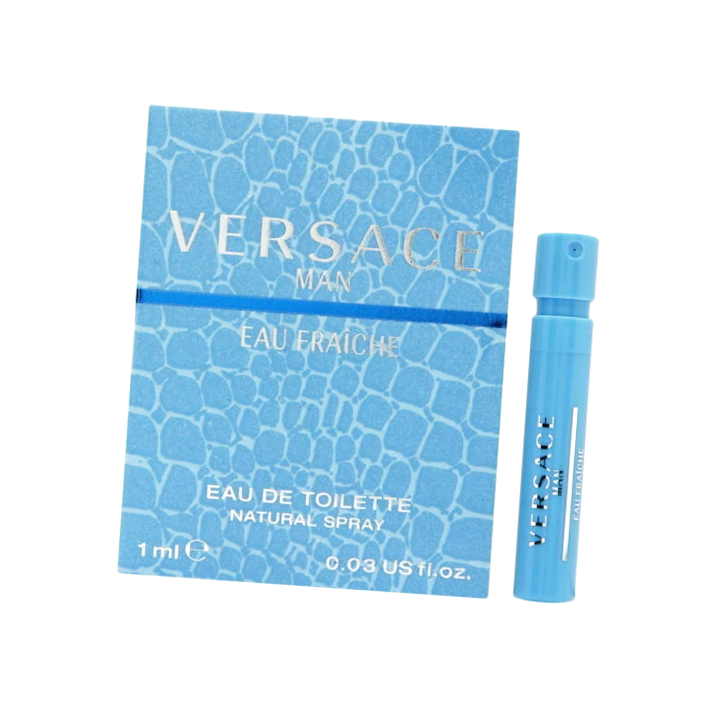 Мужской аромат Версаче Мен О Фреш миниатюра 1 мл - Versace Man Eau Fraiche пробник голубые