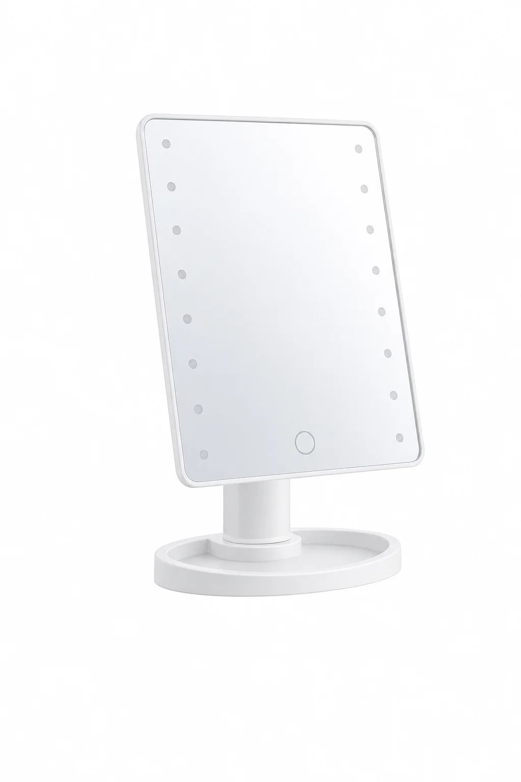 Зеркало косметическое MIRRORLA, цвет белый