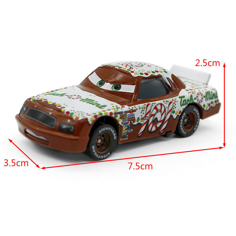Модель из металла Pixar Cars с функциями движения для детской игровой комнаты и коллекции игрушек RaceCar101