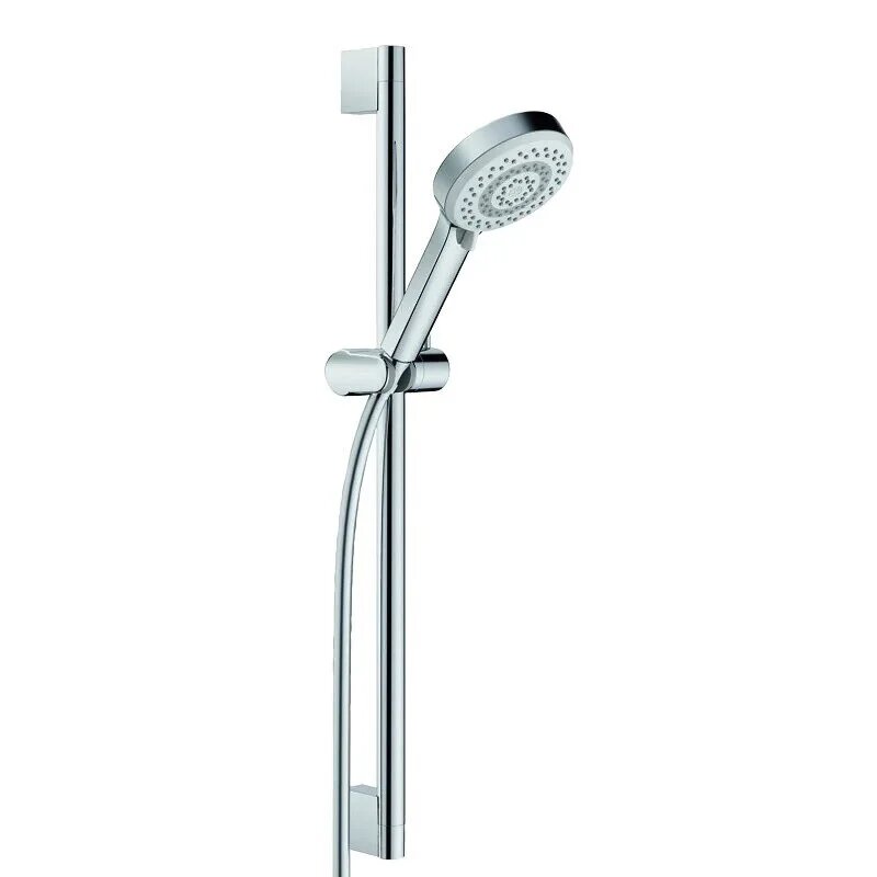Душевой гарнитур Kludi DIVE S 6863005-00 хром, глянцевый, латунный, 3 режима струи, лейка для душа со шлангом и штангой