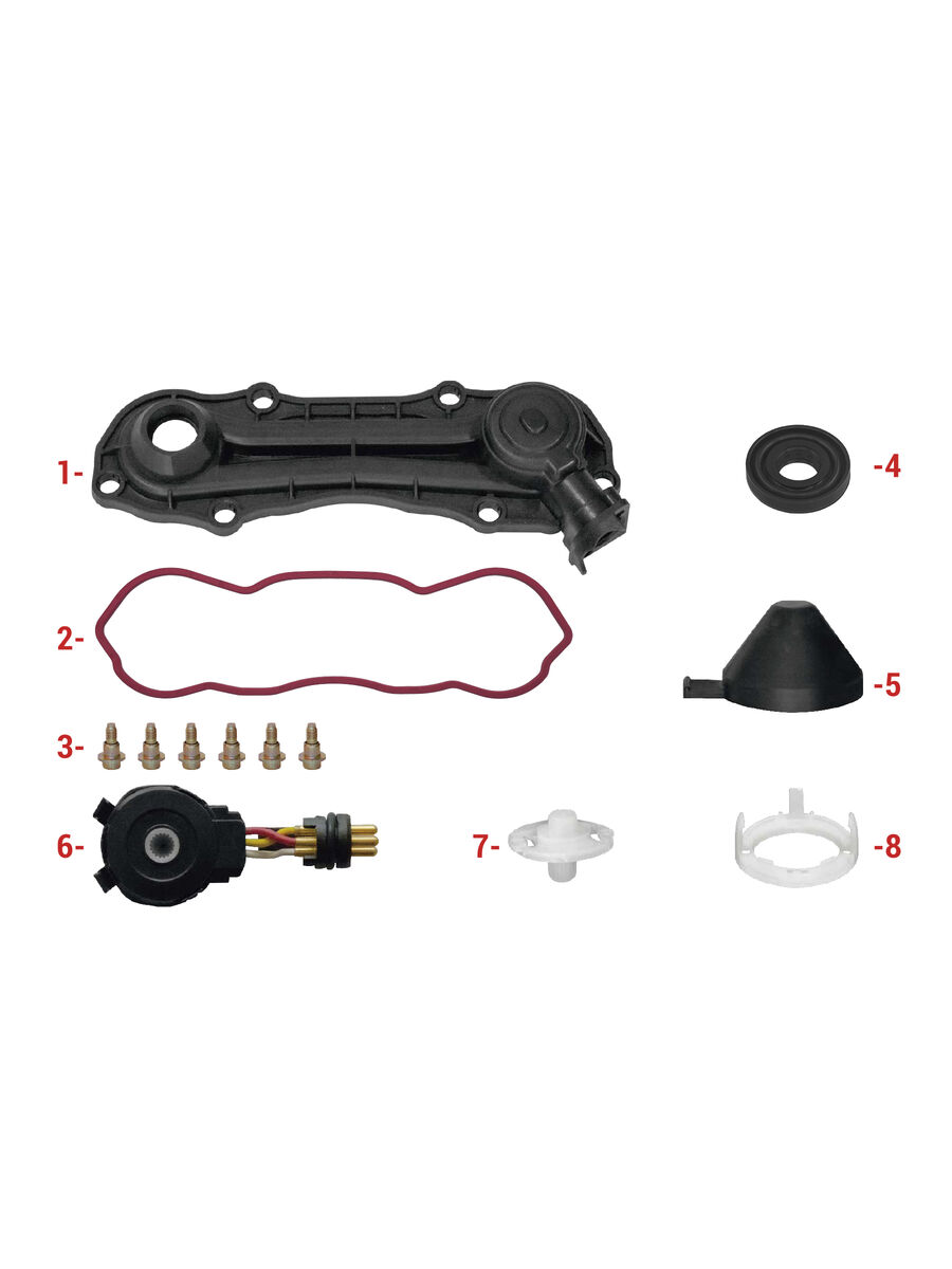 Крышка суппорта knorr sb6/sb7/sn6/sn7/sk7/sl7/sm7 с датчиком в сборе (3-х контактный) man (CHEEFT 1074)