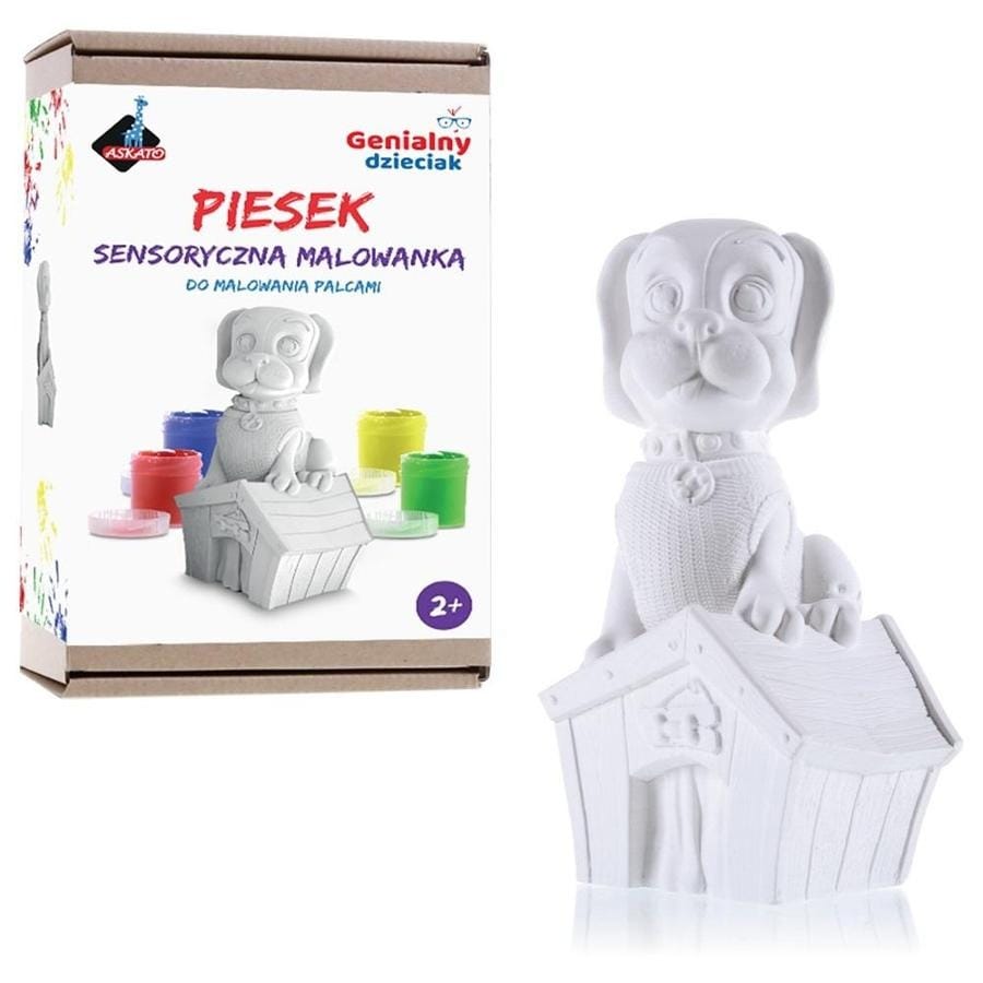 Набор для рисования, росписи Askato Genialny dzieciak, собачка